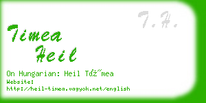 timea heil business card